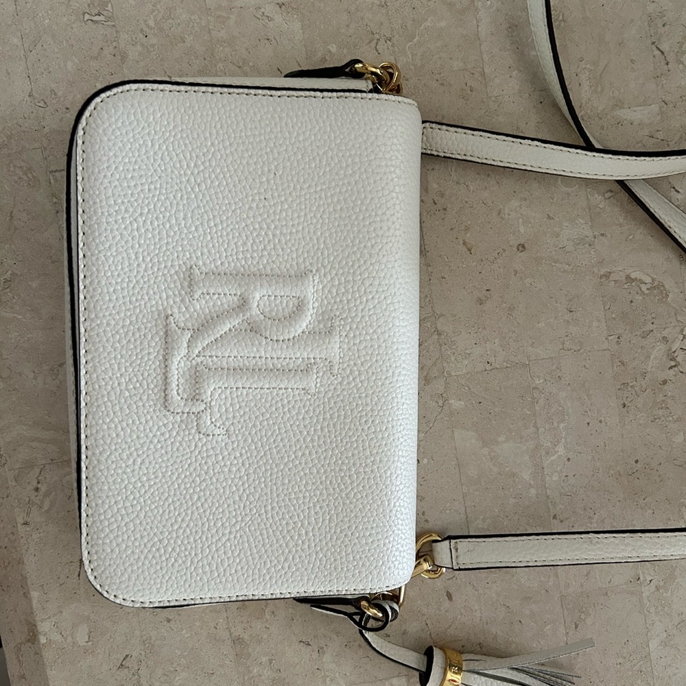 Ralph Lauren White Crossbody Bag